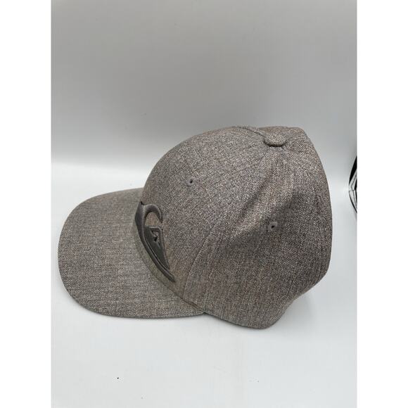 Quicksilver Hat Flex Fit One Size Fits All Gray Embroidered Logo - Picture 2 of 6